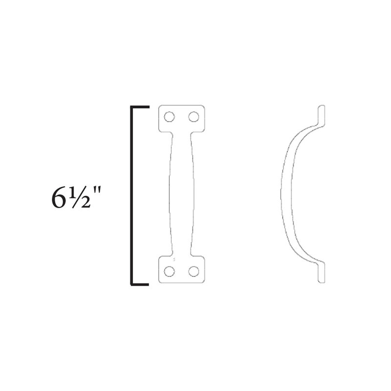 Steel Handle/Pull, Oil rubbed Bronze