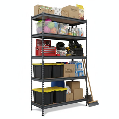 4,000 Lb 72" H x 36" W x 18" D 5-tier