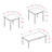 Celie Table Set 3pcs