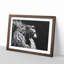 Majestic Lion Illustration - Picture Frame Graphic Art Print-56859601-56859600