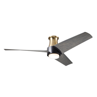 Ambit LED Flush Mount Ceiling Fan