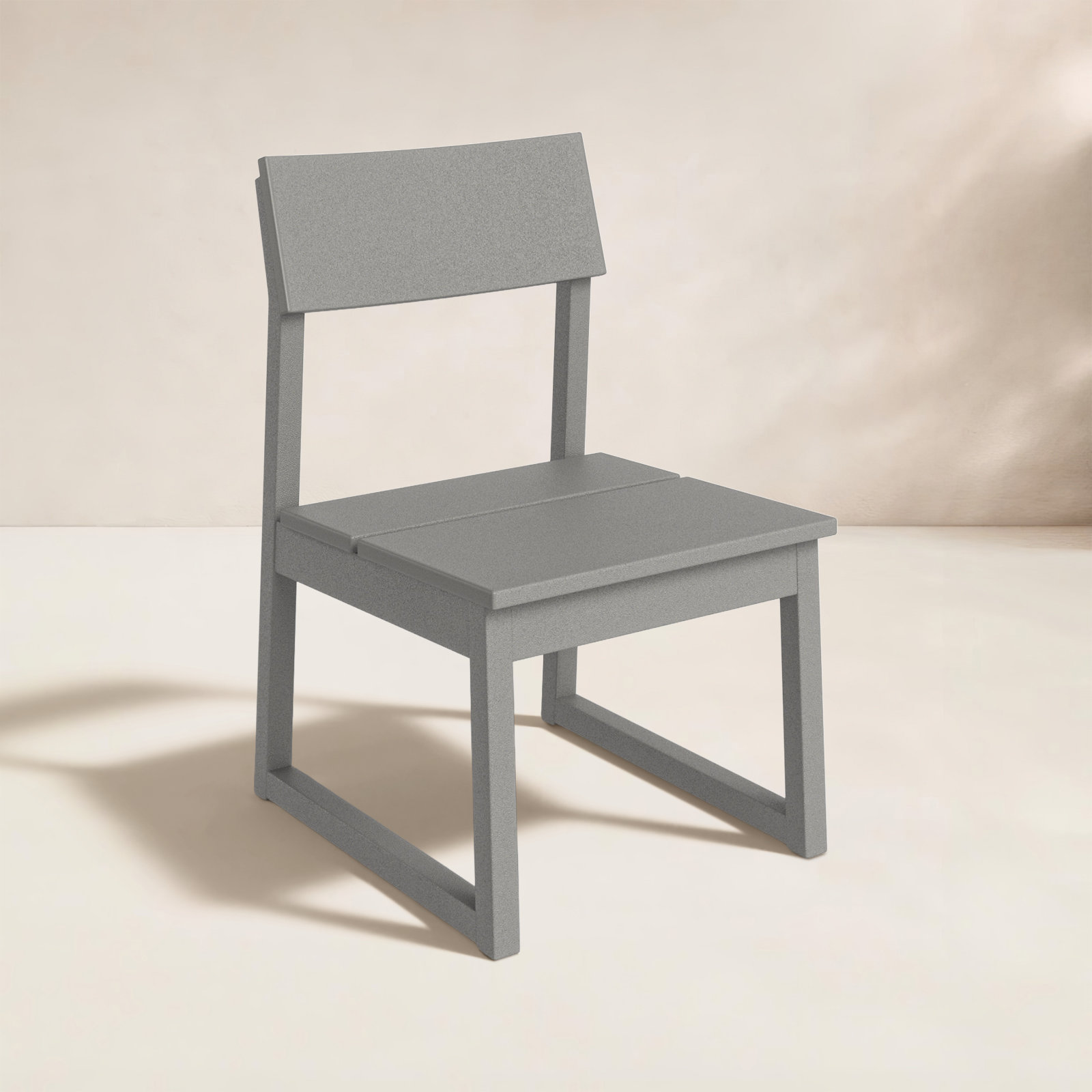 POLYWOOD® Edge Patio Side Chair, Gray
