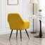 Fauteuil d'appoint contemporain en velours