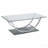 Chrome 2-Piece Glass Top Coffee Table Set