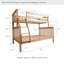 Savona FSC®-Certified Oak Kids Bed/Bunk Bed-1682004979-1682004978