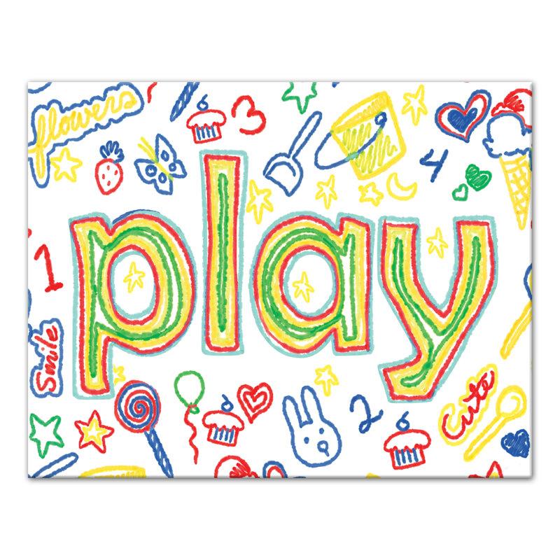 Art sur toile play time Burkhart, H 11 po x l 14 po x P 1,25 po