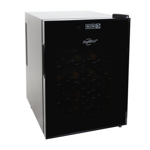 Kalamera Freestanding Refrigeration 22.8'' 80 Bottle Single Zone  Freestanding Wine Refrigerator