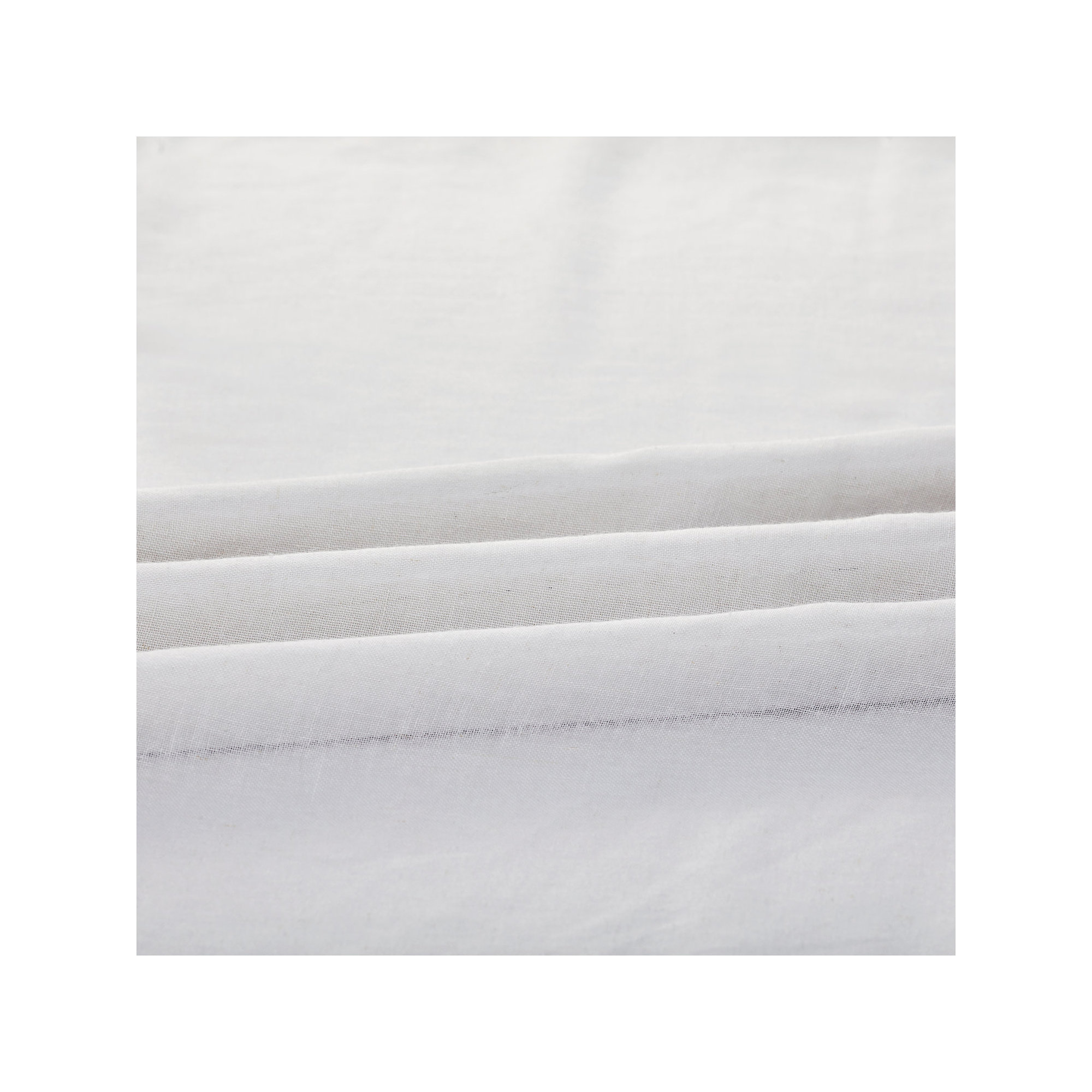Larsa Sheer Linen Blend Curtain, White Orchid, 50" W x 108" L