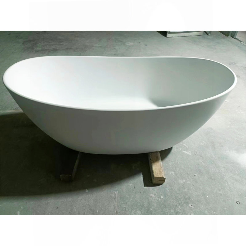 65" Solid Surface Soaking Bathtub