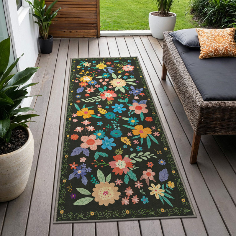 Tapis d'extérieur lavable Aloha, Tapis de couloir 2 pi x 10 pi