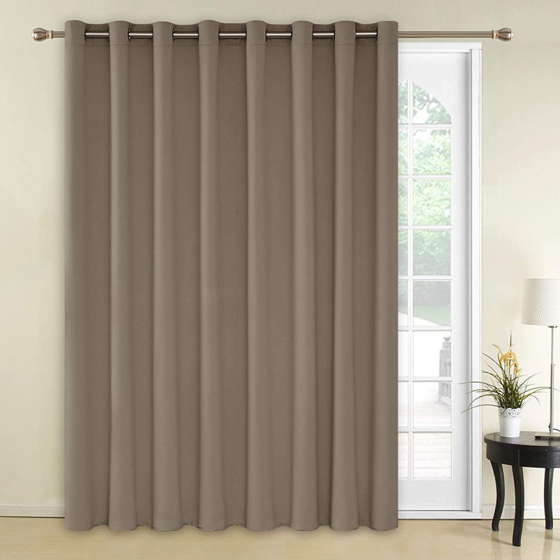 Penkridge Room Darkening Curtain Single Panel, 100" W x 95" L, Royal Blue