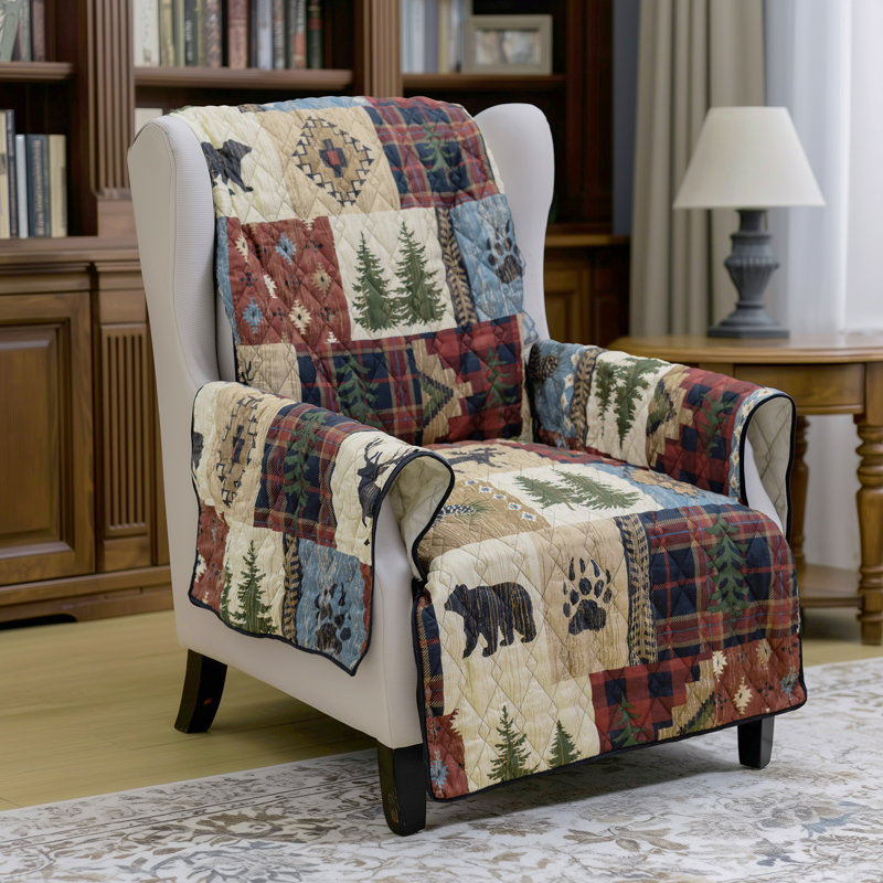 Your Lifestyle by Donna Sharp Woodland Patch Armchair Furniture Cover, 76" H x 72" W