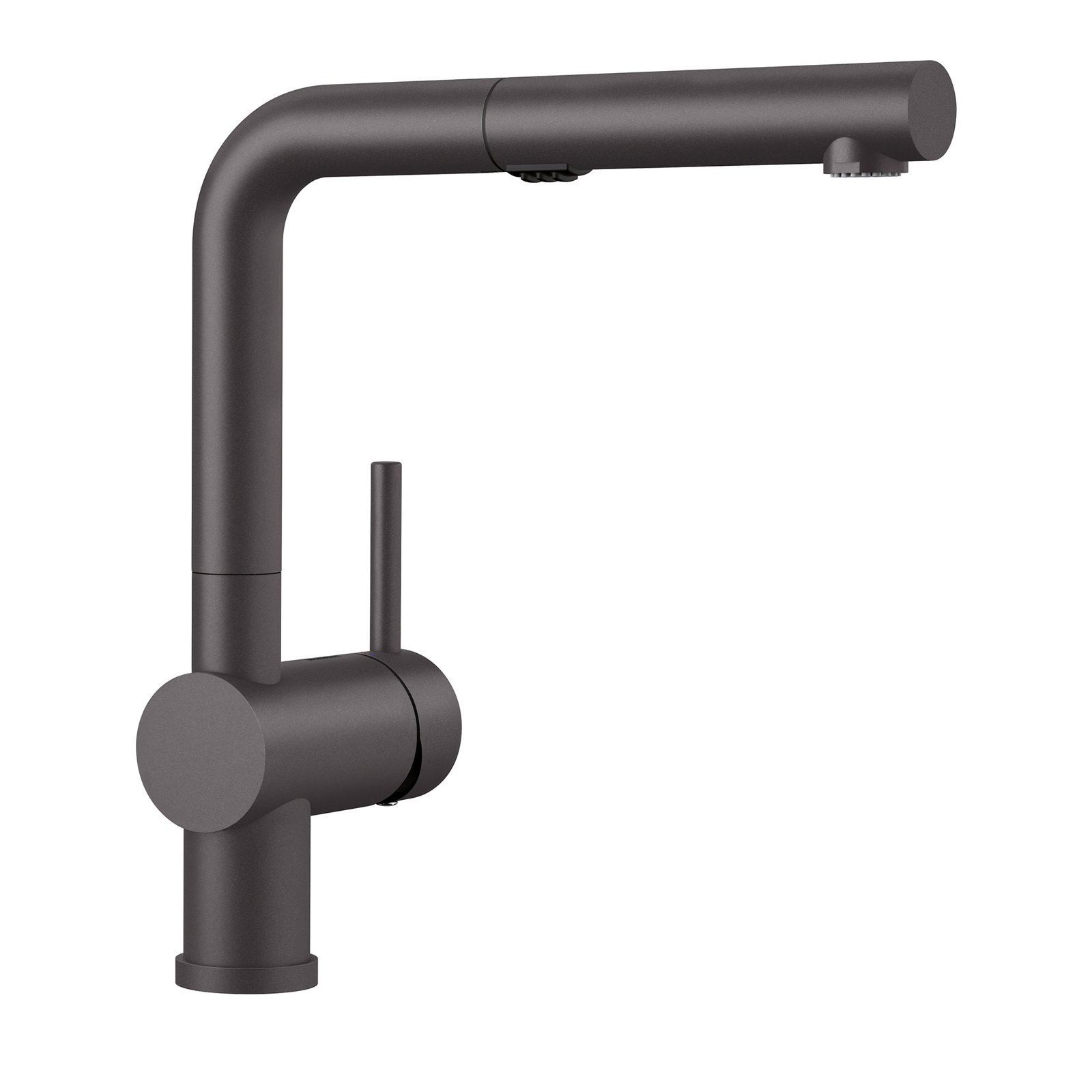 Linus Low Arc Pull-Out Kitchen Faucet, Cinder