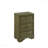 Pistachio 3-Drawer Nightstand-307476033