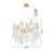 10 - Light Dimmable Geometric Chandelier