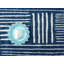 Tapis rayé bleu Tidaholm Carlisia-72956363