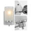 Ensemble de 3 luminaires muraux pour meuble-lavabo