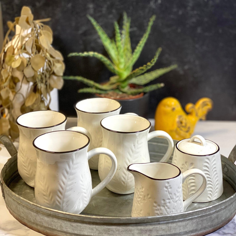 Ensemble de 6 grandes tasses Hudson Valley