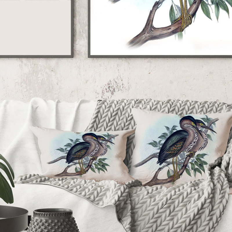 Housse et insert de coussin rectangulaire australien Birds VII