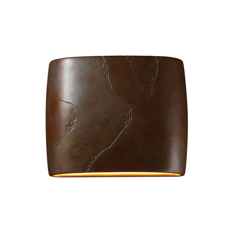 Ambiance Collection™ LED Outdoor Flush Mount, Tierra Red Slate