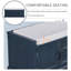 Armoire et tiroirs avec banc de rangement-969290330