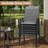 6 - Person Outdoor Patio Dining Set, 59.1'' Hdpe Dining Table & Stackable Chairs , All Weather Dining Set For Lawn, Garden, Backyard-126090377-126090379-126090381