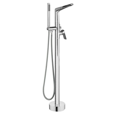 Topcraft Freestanding Bathtub Filler With Handheld Showerhead