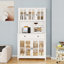 Armoire de rangement de 71 po avec comptoir pour four à micro-ondes