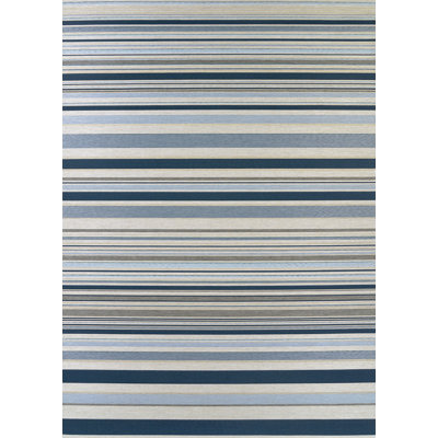 Tapis rayé bleu marine Latitude Run®
