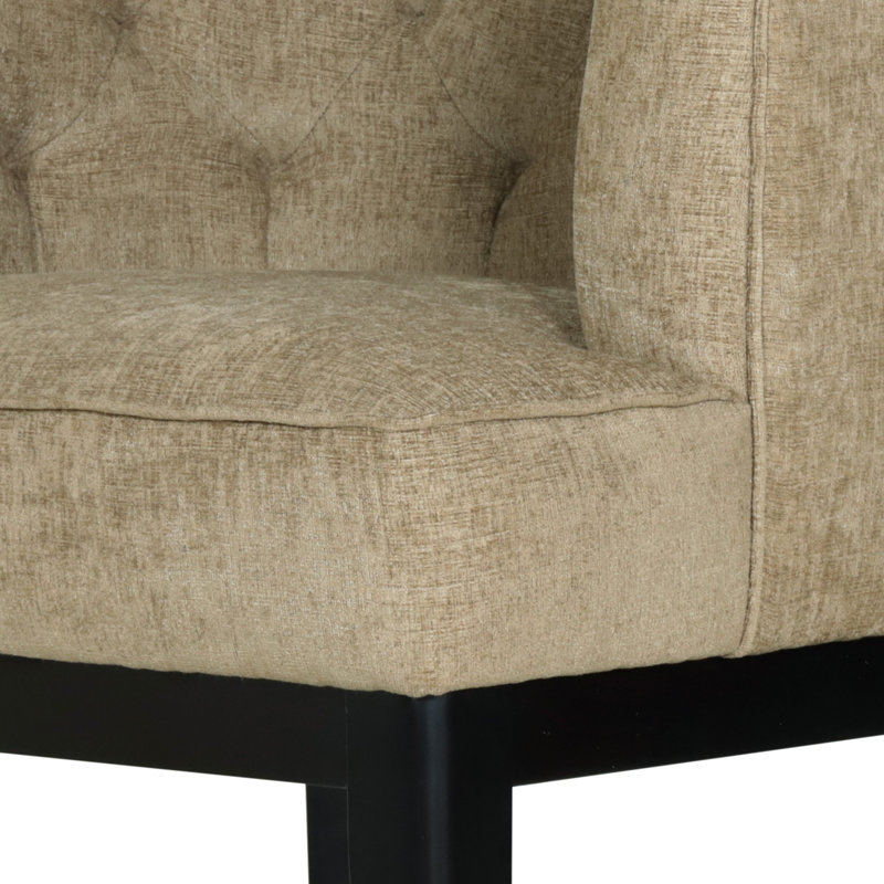Fauteuil demi-tonneau l 30 po Gilmanton, Tissu beige
