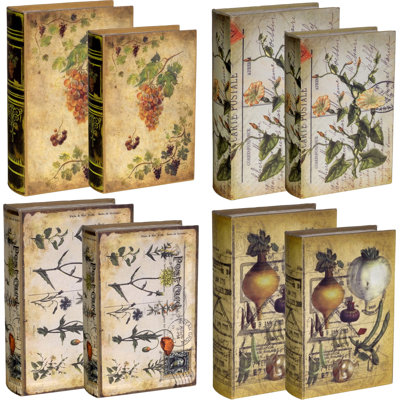 Ensemble de 8 boîtes à livres natalie