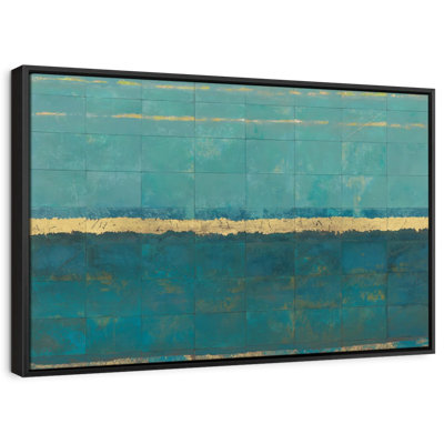 Abstrait «Quietude II», reproduction sur toile