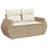 Vidaxl Garden Sofa Set PE Rattan Standard Modular-114311228