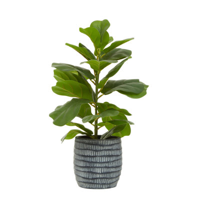 45cm Faux Ficus Tree in Ceramic Pot