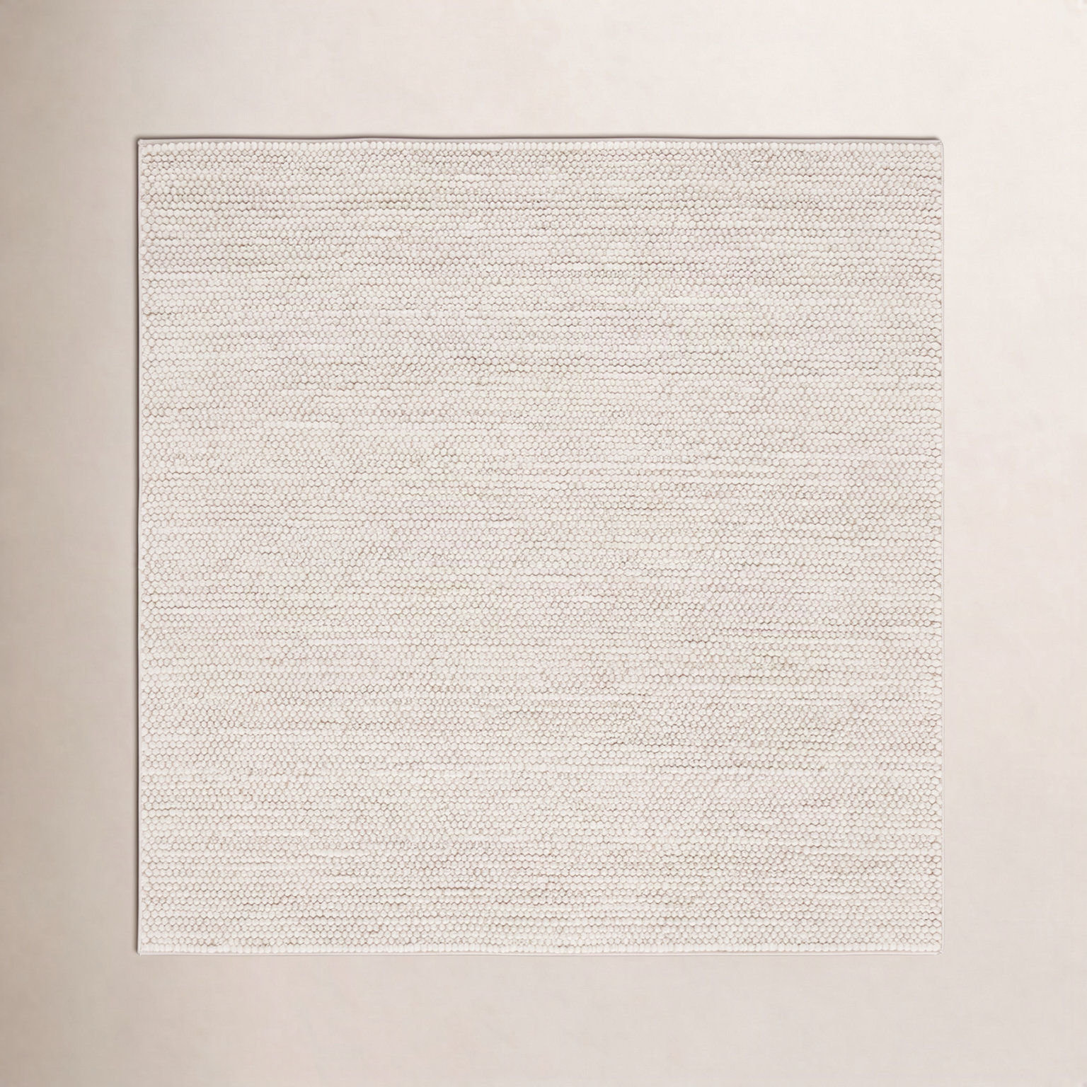 Sitte Ivory Hand-Woven Rug, Square 6'