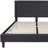 Aluino Panel Button Tufted Upholstered Platform Bed Frame - No Box Spring Required-671736507-671736509