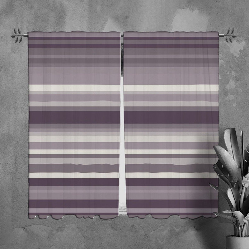 Paire de rideaux obscurcissant en polyester Kalliann, L 20 po x L 61 po