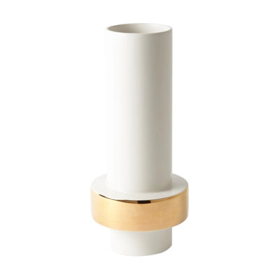 Gold Ring Vase-Low