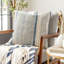 Oreiller carré 100% coton Zetta-1045211890-1045211902-1045211900