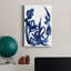 Indigo Brush Blooms II - peinture sur toile tendue-1978406713