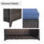 Bonia 10-Person Outdoor Sectional Seating Group with Cushions-157449652-157449655