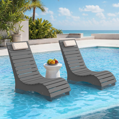 Chaise longue d'extérieur Ariel Aquawave (ensemble de 2)