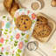Nouvelle serge de coton Blooms Oven Mitt