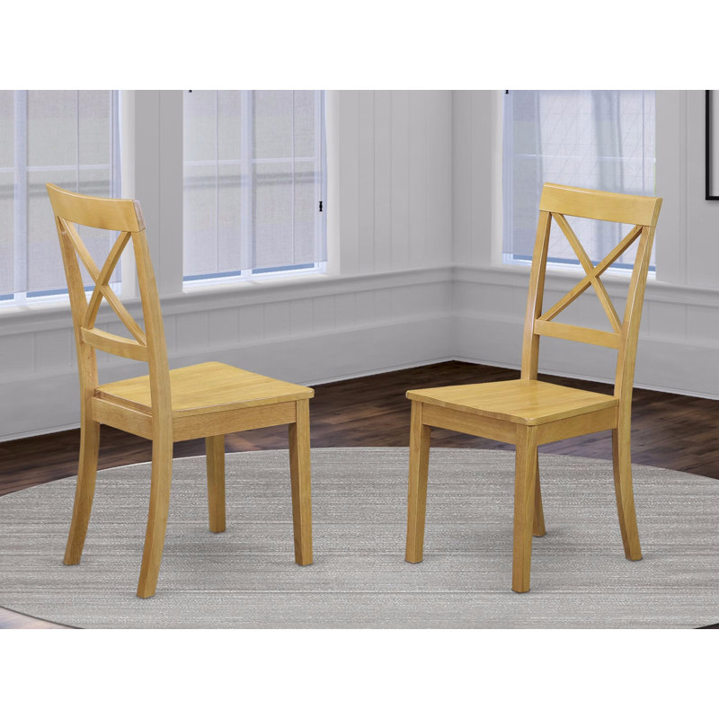  Ensemble de 2 chaises de salle à manger Boston, Chêne