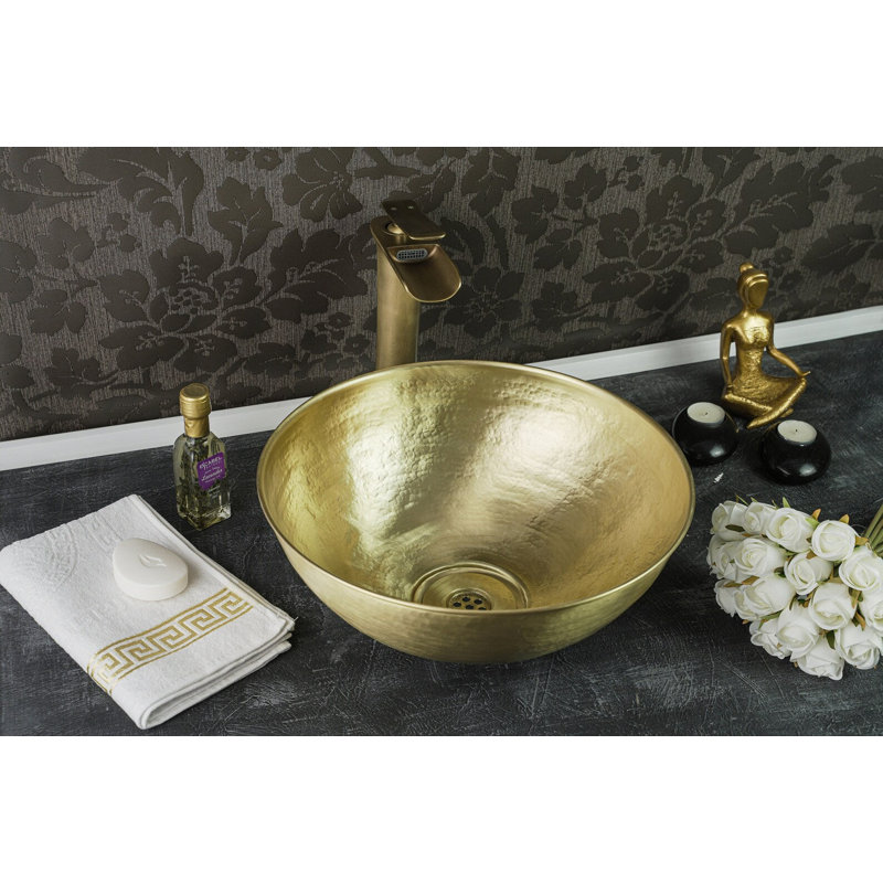 Handmade Hammered Dark Copper Kitchen Sink – Pure Solid Copper by ALFIQ