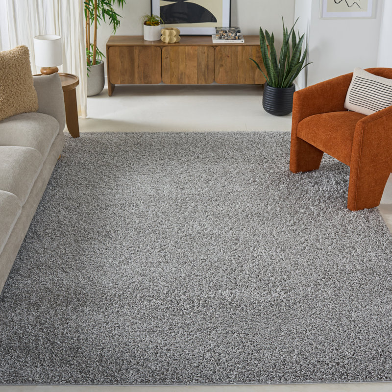 Tapis argenté Lodoga, Rectangle 8 pi x 10 pi