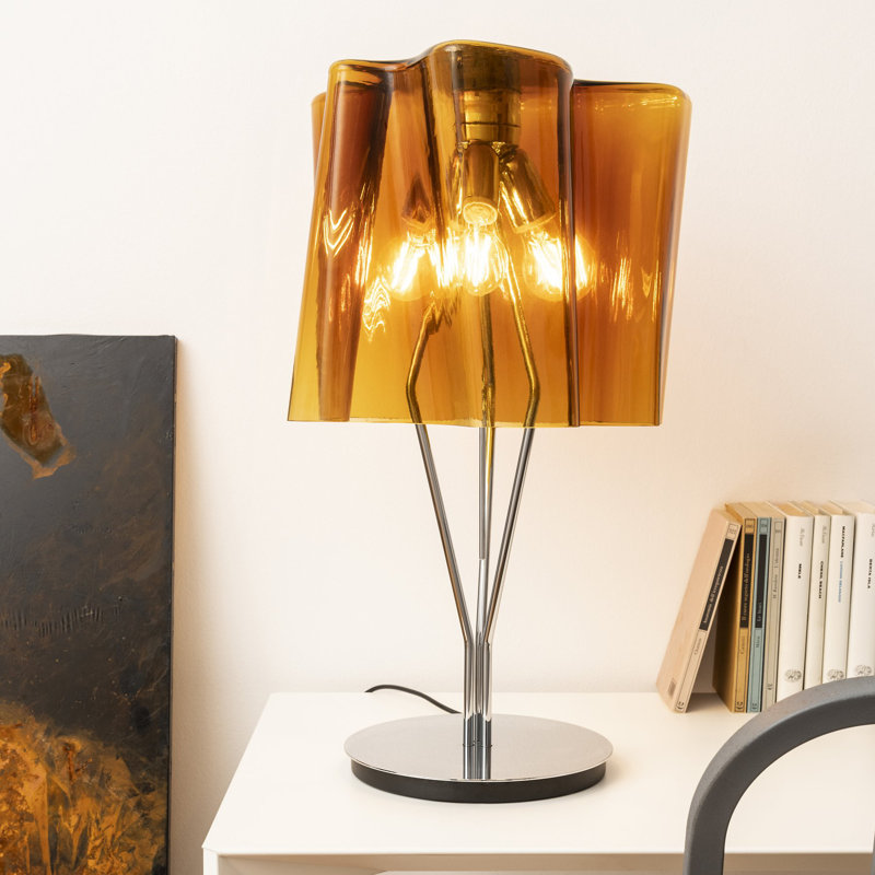 Logico Table Lamp, Gray Smoke