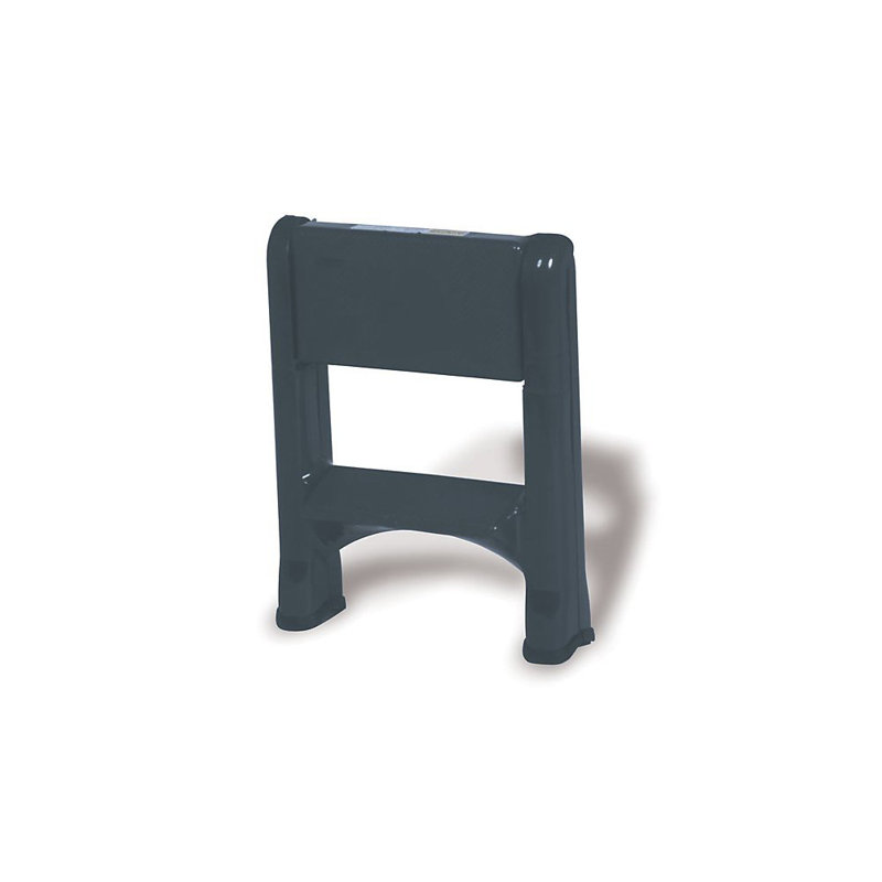 2 Step Plastic Step Stool with 300 lb. Load Capacity