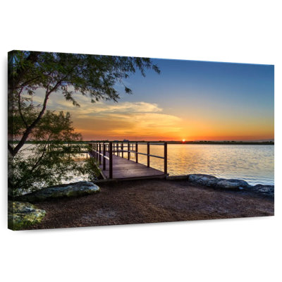 Aletra Lake Pier Sunset