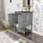Riekie 24'' Single Bathroom Vanity with Solid Surface Top-139650281